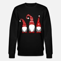 '3 Wichtel Mit Mützen Zwerge Weihnachten Christmas' Männer Bio Pullover | Spreadshirt