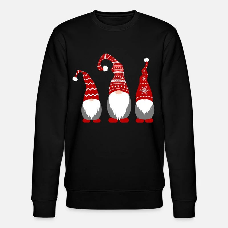 '3 Wichtel Mit Mützen Zwerge Weihnachten Christmas' Männer Bio Pullover | Spreadshirt 3 '3 Wichtel Mit Mützen Zwerge Weihnachten Christmas' Männer Bio Pullover | Spreadshirt