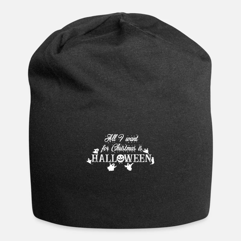 Build Your Brand 'All I Want For Christmas Is Halloween Funny' Beanie | Spreadshirt 4 Build Your Brand 'All I Want For Christmas Is Halloween Funny' Beanie | Spreadshirt – Bild 2