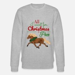'All I Want For Christmas Is Pace - Fuchs' Männer Bio Pullover | Spreadshirt