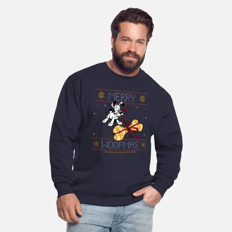 'Asterix - Idefix Merry Christmas' Unisex Pullover | Spreadshirt 4 'Asterix - Idefix Merry Christmas' Unisex Pullover | Spreadshirt – Bild 2