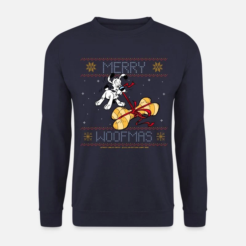 'Asterix - Idefix Merry Christmas' Unisex Pullover | Spreadshirt 9 'Asterix - Idefix Merry Christmas' Unisex Pullover | Spreadshirt – Bild 7