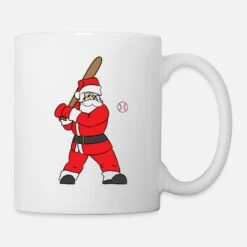 '"Baseball Santa Christmas" TStückentwurf.' Tasse | Spreadshirt -Build Your Brand || James & Nicholson || B&C baseball santa christmas tstueckentwurf tasse 7