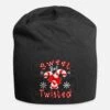 Build Your Brand 'Candy Cane Sweet But Twisted Merry Christmas' Beanie | Spreadshirt -Build Your Brand || James & Nicholson || B&C candy cane sweet but twisted merry christmas beanie