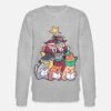 'Christmas Cat Weihnachtsbaum Katzen' Männer Bio Pullover | Spreadshirt