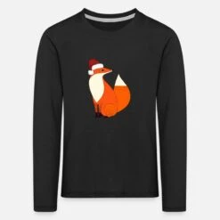 'Christmas Fox' Kinder Premium Langarmshirt | Spreadshirt 15 'Christmas Fox' Kinder Premium Langarmshirt | Spreadshirt -Build Your Brand || James & Nicholson || B&C christmas fox kinder premium langarmshirt 6