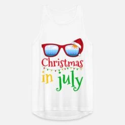 'Christmas In July Santa Hat Sunglasses Summer' Männer Sport Tanktop | Spreadshirt -Build Your Brand || James & Nicholson || B&C christmas in july santa hat sunglasses summer maenner sport tanktop 2
