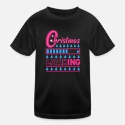 James & Nicholson 'Christmas Loading Bald Ist Weihnachten Mode' Kinder Funktions-T-Shirt | Spreadshirt