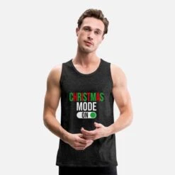 'Christmas Mode On, Weihnachtszeit' Männer Premium Tanktop | Spreadshirt