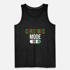'Christmas Mode On, Weihnachtszeit' Männer Premium Tanktop | Spreadshirt -Build Your Brand || James & Nicholson || B&C christmas mode on weihnachtszeit maenner premium tanktop 4