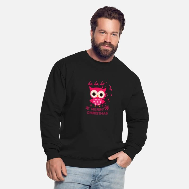 'Christmas Owl' Unisex Pullover | Spreadshirt 4 'Christmas Owl' Unisex Pullover | Spreadshirt – Bild 2