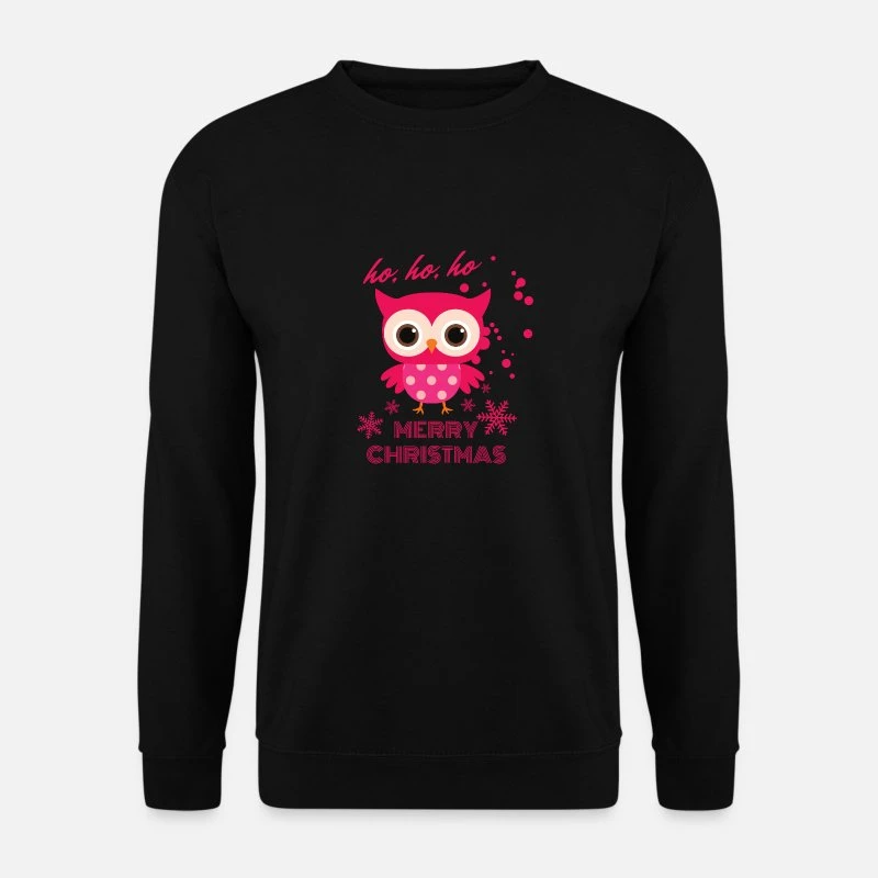 'Christmas Owl' Unisex Pullover | Spreadshirt 9 'Christmas Owl' Unisex Pullover | Spreadshirt – Bild 7