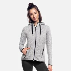 Stedman 'Christmas Schneemann' Frauen Fleece Kapuzenjacke | Spreadshirt