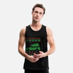 'Christmas Ugly Sweater' Männer Premium Tanktop | Spreadshirt