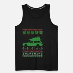 'Christmas Ugly Sweater' Männer Premium Tanktop | Spreadshirt -Build Your Brand || James & Nicholson || B&C christmas ugly sweater maenner premium tanktop 4