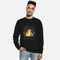 'Cute Christmas Cat' Unisex Pullover | Spreadshirt