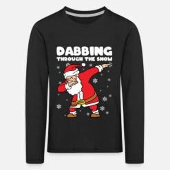 'Dabbing Santa Claus Christmas Kids Boys Dab Xmas' Kinder Premium Langarmshirt | Spreadshirt -Build Your Brand || James & Nicholson || B&C dabbing santa claus christmas kids boys dab xmas kinder premium langarmshirt 2