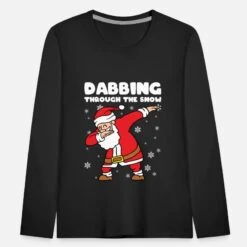 'Dabbing Santa Claus Christmas Kids Boys Dab Xmas' Kinder Premium Langarmshirt | Spreadshirt