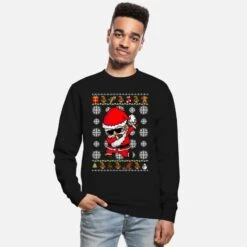 'Dabbing Santa Claus - Ugly Christmas Sweater' Unisex Pullover | Spreadshirt
