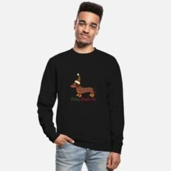 'Dackel, Dachshund, Weihnachten, X-Mas, Christmas' Unisex Pullover | Spreadshirt