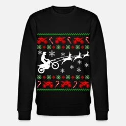 Build Your Brand || James & Nicholson || B&C -Build Your Brand || James & Nicholson || B&C deer ugly christmas biker motorrad motocross maenner bio pullover 1