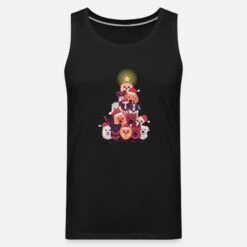 'Dogs Christmas - Hunde Weihnachten' Männer Premium Tanktop | Spreadshirt -Build Your Brand || James & Nicholson || B&C dogs christmas hunde weihnachten maenner premium tanktop 6