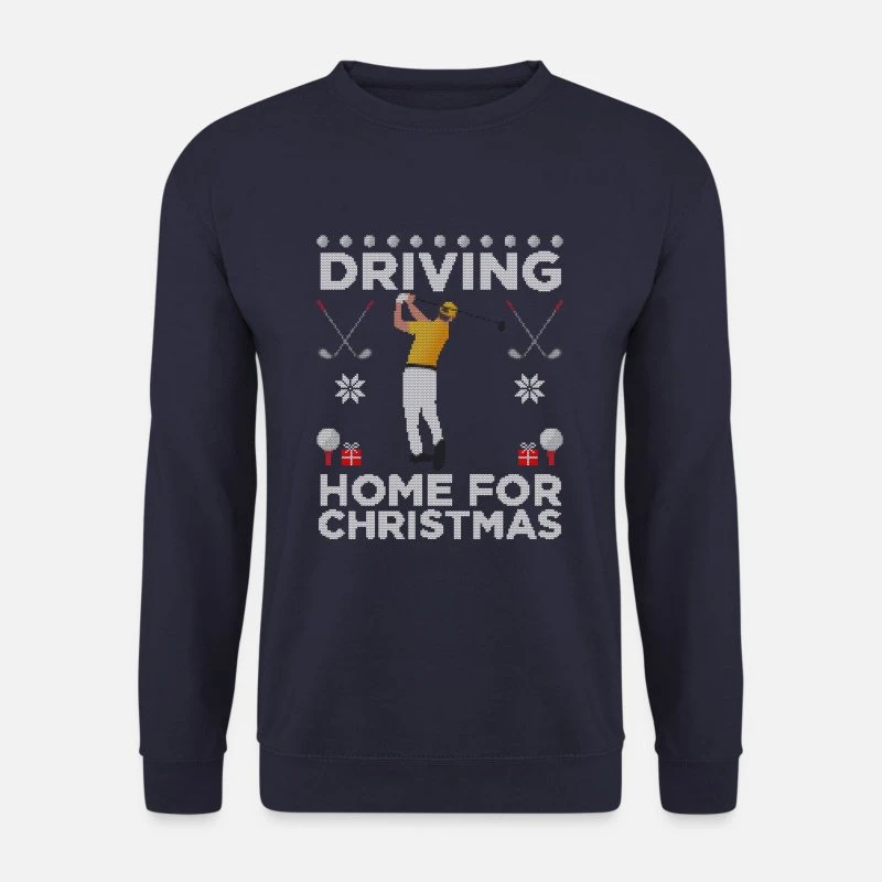 'Driving Home For Christmas Golf Drive Hssliche Wei' Unisex Pullover | Spreadshirt 9 'Driving Home For Christmas Golf Drive Hssliche Wei' Unisex Pullover | Spreadshirt – Bild 7