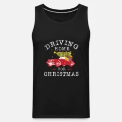 'Driving Home For Christmas' Männer Premium Tanktop | Spreadshirt -Build Your Brand || James & Nicholson || B&C driving home for christmas maenner premium tanktop 6