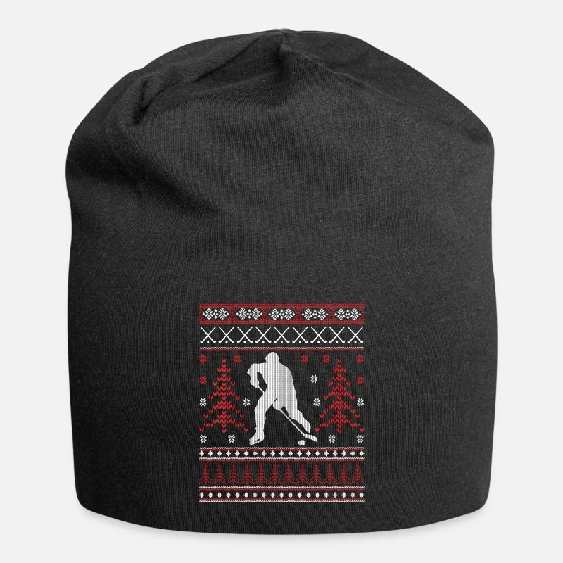 Build Your Brand 'Eishockey - Ugly Christmas' Beanie | Spreadshirt 4 Build Your Brand 'Eishockey - Ugly Christmas' Beanie | Spreadshirt – Bild 2