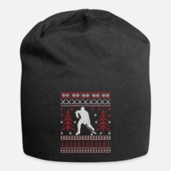 Build Your Brand 'Eishockey - Ugly Christmas' Beanie | Spreadshirt