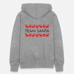 'Elch Sterne Norwegen Ugly Christmas Team Santa' Frauen Premium Kapuzenjacke | Spreadshirt -Build Your Brand || James & Nicholson || B&C elch sterne norwegen ugly christmas team santa frauen premium kapuzenjacke 5