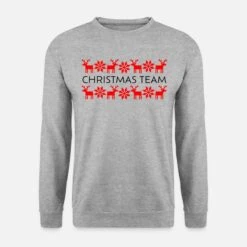 'Elch Sterne Norwegen Ugly Christmas Team Santa' Unisex Pullover | Spreadshirt -Build Your Brand || James & Nicholson || B&C elch sterne norwegen ugly christmas team santa unisex pullover 6