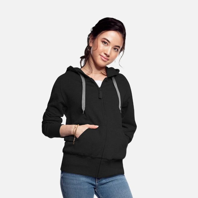 'Engine Car Tuning Ugly Christmas - Flat Is Better' Frauen Premium Kapuzenjacke | Spreadshirt 4 'Engine Car Tuning Ugly Christmas - Flat Is Better' Frauen Premium Kapuzenjacke | Spreadshirt – Bild 2