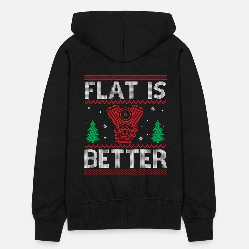 'Engine Car Tuning Ugly Christmas - Flat Is Better' Frauen Premium Kapuzenjacke | Spreadshirt 8 'Engine Car Tuning Ugly Christmas - Flat Is Better' Frauen Premium Kapuzenjacke | Spreadshirt – Bild 6
