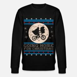 'E.T. Der Außerirdische Coming Home For Christmas' Männer Bio Pullover | Spreadshirt