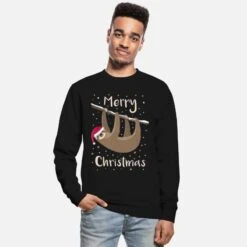 'Faultier Weihnachten Sloth Merry Christmas' Unisex Pullover | Spreadshirt