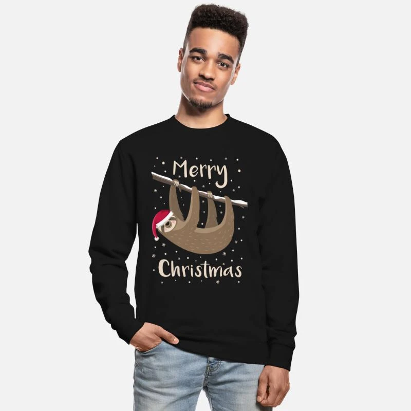 'Faultier Weihnachten Sloth Merry Christmas' Unisex Pullover | Spreadshirt 3 'Faultier Weihnachten Sloth Merry Christmas' Unisex Pullover | Spreadshirt