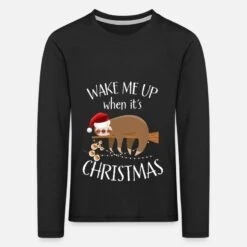 'Faultier Weihnachten Wake Me Up Ugly Christmas' Kinder Premium Langarmshirt | Spreadshirt 7 'Faultier Weihnachten Wake Me Up Ugly Christmas' Kinder Premium Langarmshirt | Spreadshirt -Build Your Brand || James & Nicholson || B&C faultier weihnachten wake me up ugly christmas kinder premium langarmshirt 2