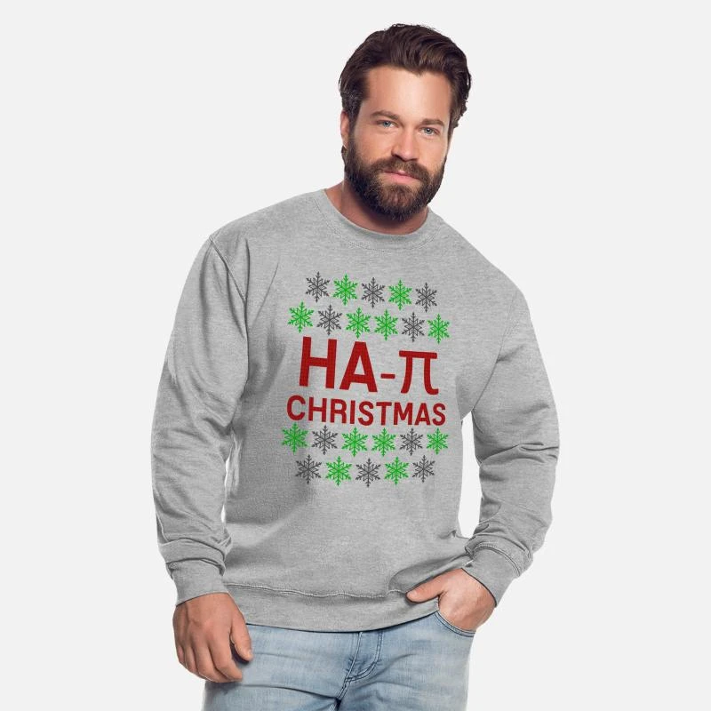 'Ha Pi Christmas Mathe Witz Weihnachten Lehrer' Unisex Pullover | Spreadshirt 4 'Ha Pi Christmas Mathe Witz Weihnachten Lehrer' Unisex Pullover | Spreadshirt – Bild 2