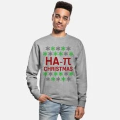 'Ha Pi Christmas Mathe Witz Weihnachten Lehrer' Unisex Pullover | Spreadshirt