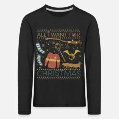 'Harry Potter All I Want For Christmas Ugly Xmas' Kinder Premium Langarmshirt | Spreadshirt -Build Your Brand || James & Nicholson || B&C harry potter all i want for christmas ugly xmas kinder premium langarmshirt 2
