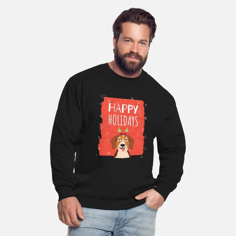 'hayppy Holidays, Christmas Cat' Unisex Pullover | Spreadshirt 4 'hayppy Holidays, Christmas Cat' Unisex Pullover | Spreadshirt – Bild 2
