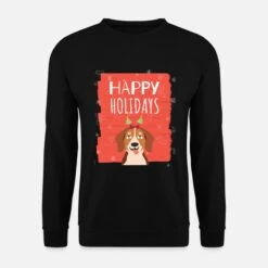 'hayppy Holidays, Christmas Cat' Unisex Pullover | Spreadshirt 15 'hayppy Holidays, Christmas Cat' Unisex Pullover | Spreadshirt -Build Your Brand || James & Nicholson || B&C hayppy holidays christmas cat unisex pullover 6