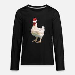 'Huhn Weihnachten Christmas' Teenager Premium Langarmshirt | Spreadshirt -Build Your Brand || James & Nicholson || B&C huhn weihnachten christmas teenager premium langarmshirt 2