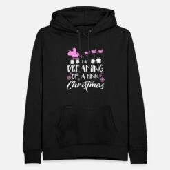 'I Am Dreaming Of A Pink Christmas - Flamingo' Frauen Hoodie | Spreadshirt -Build Your Brand || James & Nicholson || B&C i am dreaming of a pink christmas flamingo frauen hoodie 2