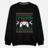 'I Paused My Game To Be Here Christmas Ugly Sweater' Männer Premium Pullover | Spreadshirt -Build Your Brand || James & Nicholson || B&C i paused my game to be here christmas ugly sweater maenner premium pullover