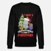 'I Want A Hippopotamus For Christmas Funny' Männer Bio Pullover | Spreadshirt