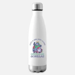 'Just A Girl Who Loves Gorillas Christmas' Trinkflasche | Spreadshirt