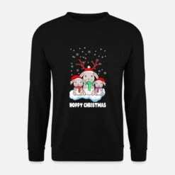 'Kaninchen Weihnachten Hoppy Christmas Hasen' Unisex Pullover | Spreadshirt -Build Your Brand || James & Nicholson || B&C kaninchen weihnachten hoppy christmas hasen unisex pullover 6