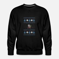 'Katze Fahrrad Ugly Christmas' Männer Premium Pullover | Spreadshirt 7 'Katze Fahrrad Ugly Christmas' Männer Premium Pullover | Spreadshirt -Build Your Brand || James & Nicholson || B&C katze fahrrad ugly christmas maenner premium pullover 2